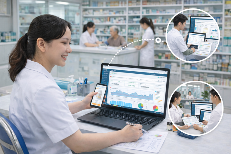 Quản Lý Nhà Thuốc Hiệu Quả Mà Không Cần “Phân Thân”: Bí Quyết Cho Chủ Nhà Thuốc Thời Đại Số