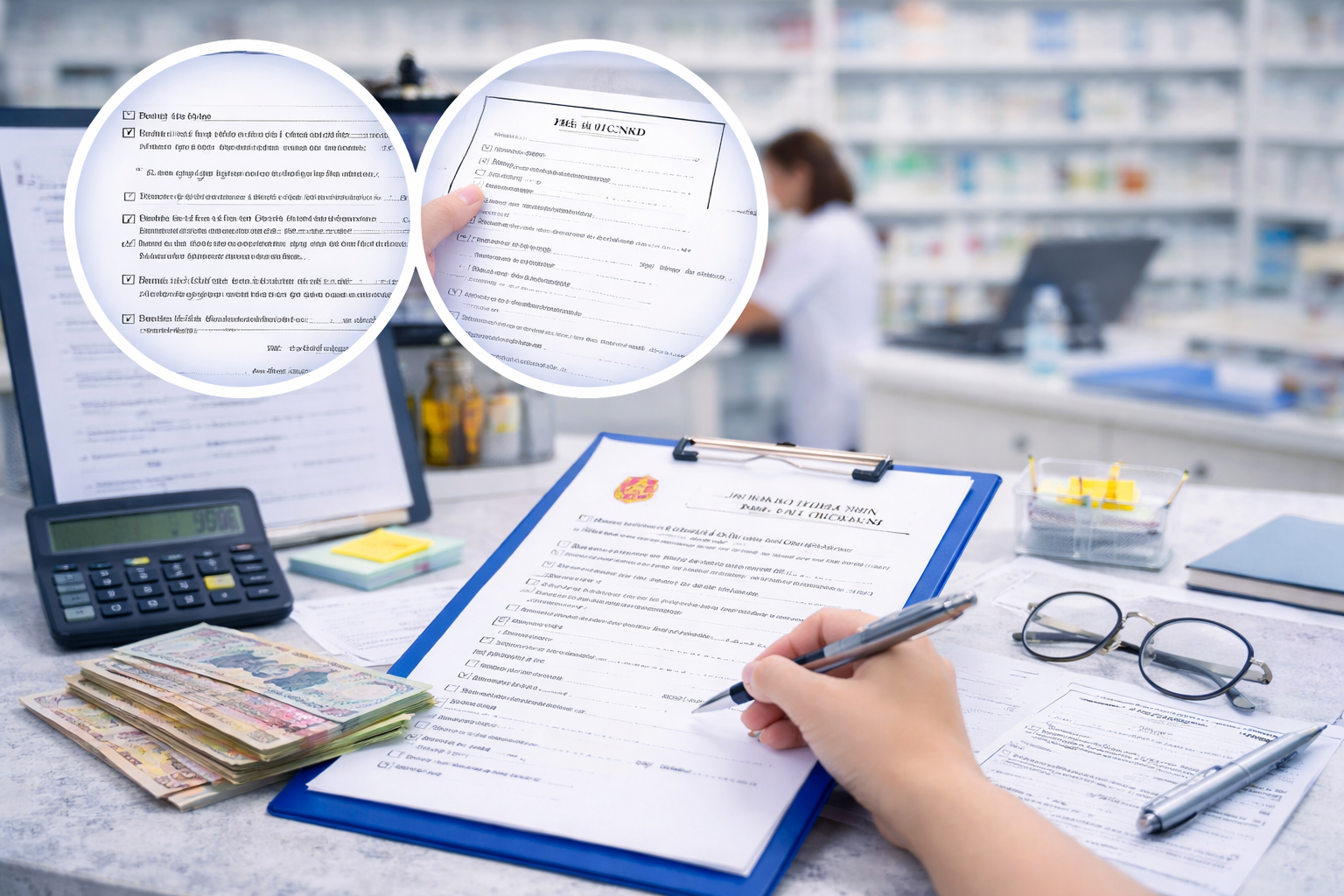 Hướng dẫn điền tờ khai 01/CNKD cho hộ kinh doanh nhà thuốc doanh thu trên 500 triệu