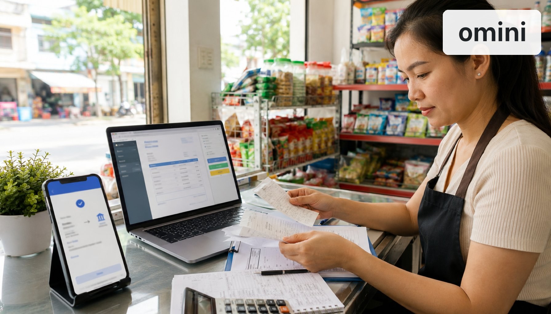 Giao dịch chuyển khoản mua hàng cần được đối chiếu với hóa đơn điện tử