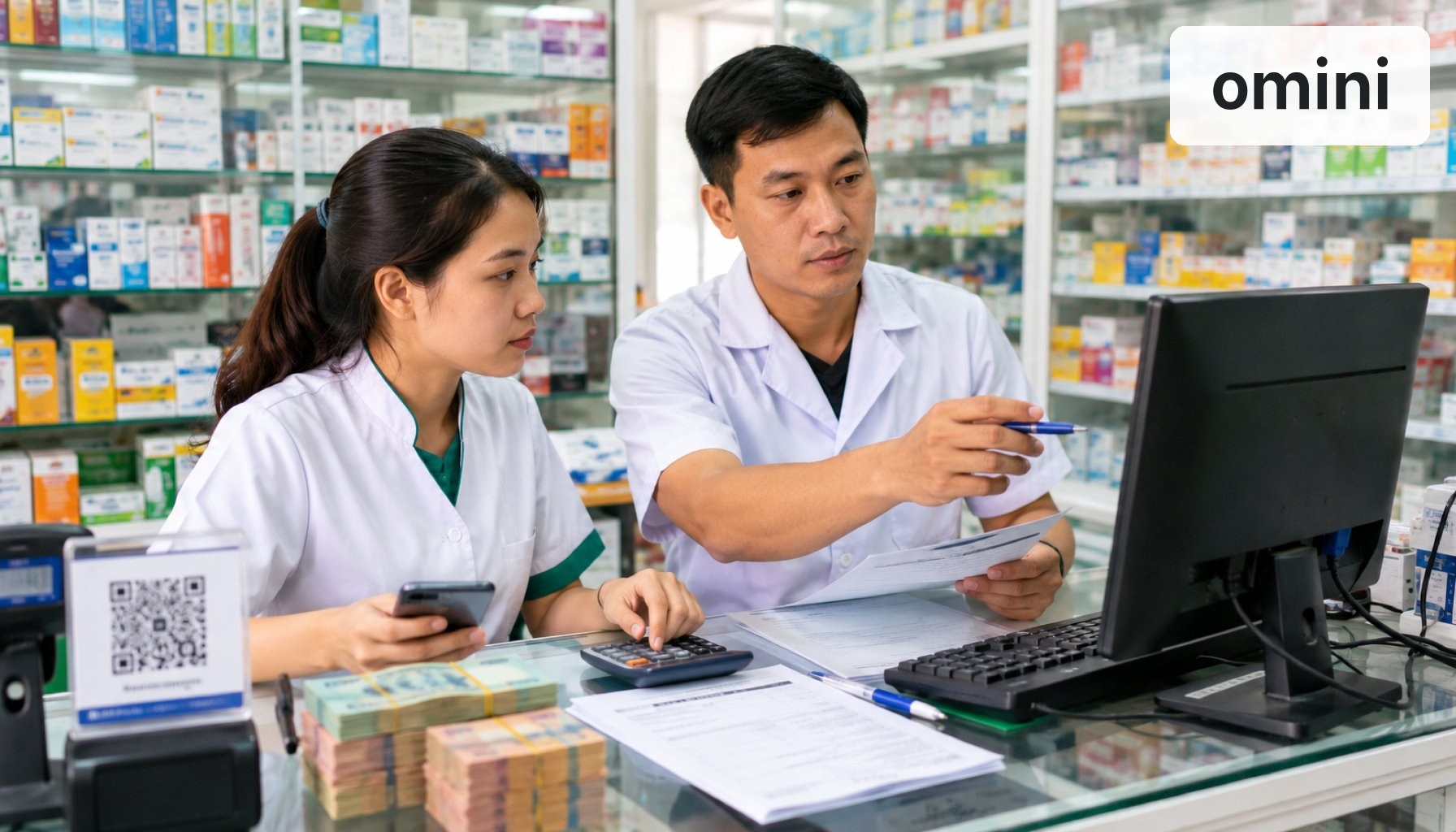 Đối chiếu doanh thu, hóa đơn điện tử và thanh toán tại nhà thuốc