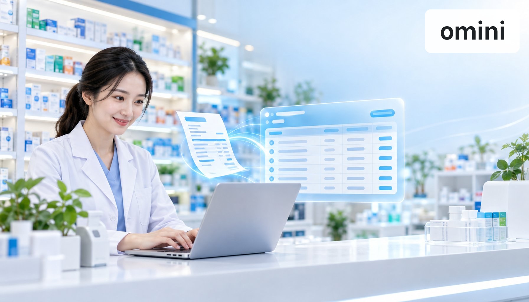 Tài khoản nhà thuốc miễn phí được dùng tính năng “Nhập hàng từ hóa đơn nhà cung cấp” không giới hạn