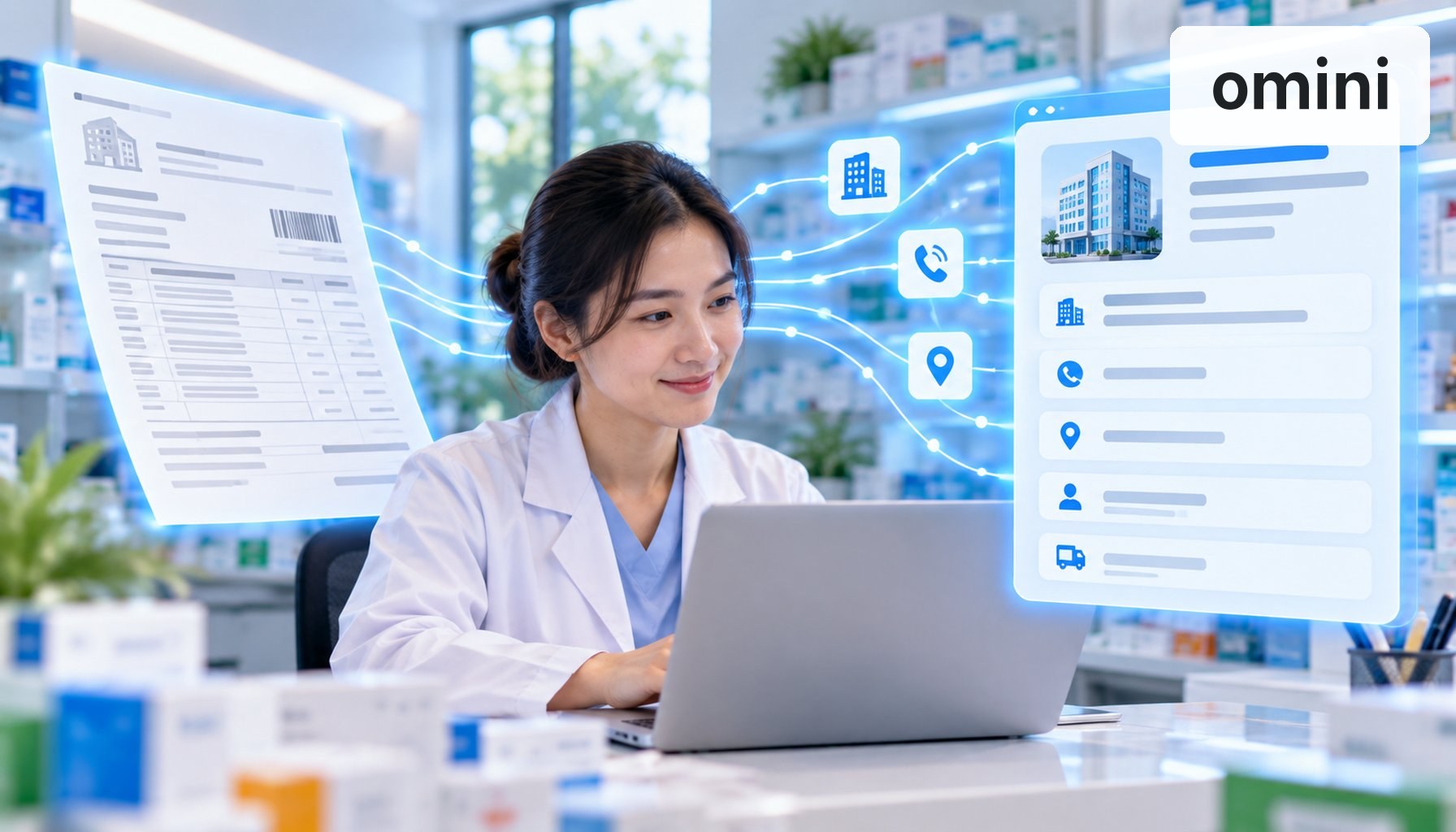 Thông tin nhà cung cấp được lấy sẵn từ hóa đơn
