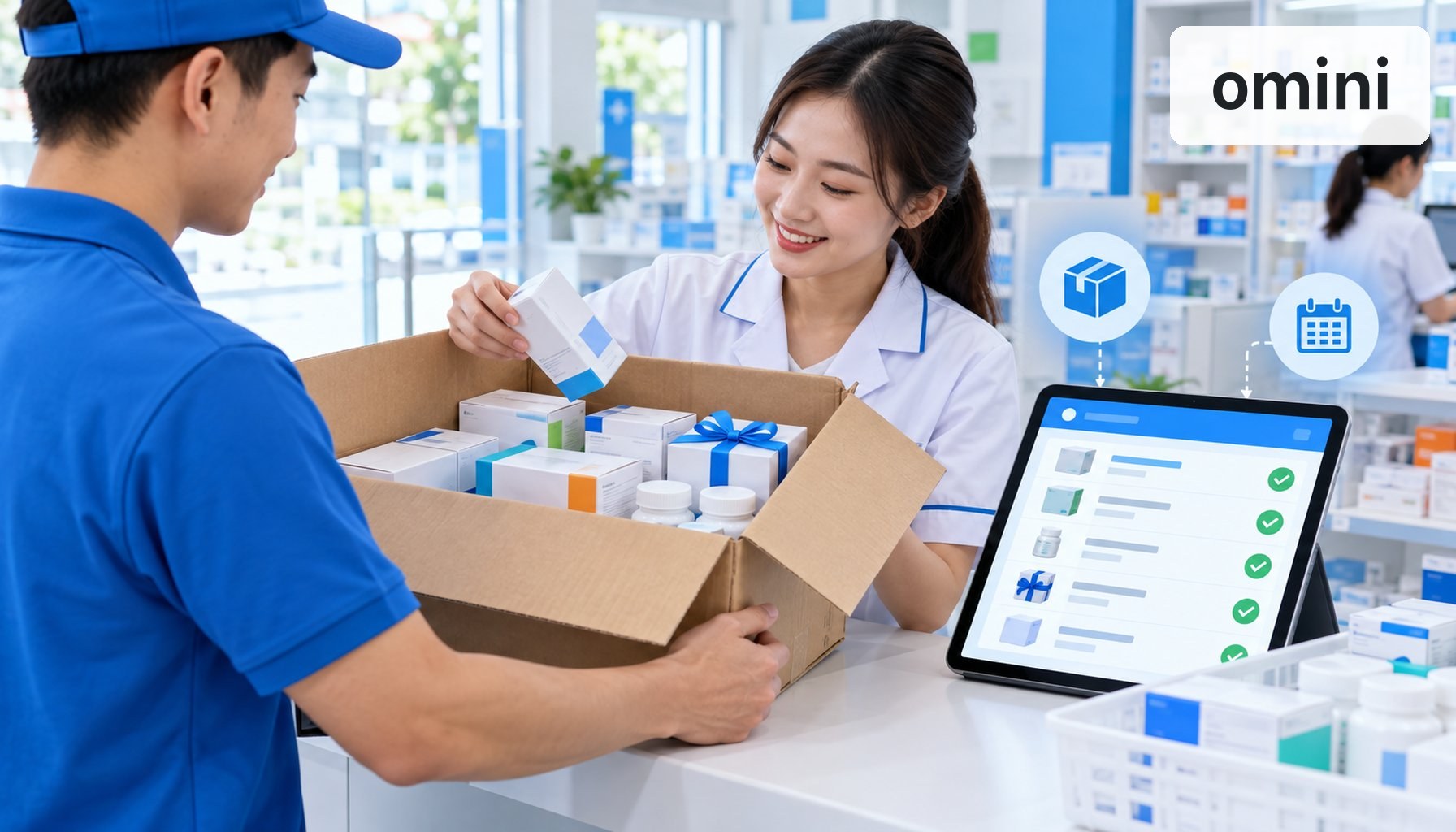 Sản phẩm mới và hàng tặng được ghi nhận đầy đủ khi nhập hàng